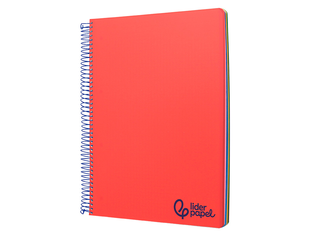 Caderno espiral liderpapel a4 micro wonder capa plastico 120 f 90 gr pautado 5 bandas 4 furos cores sortidas ( Imagem 4 de 7 ) - Preview