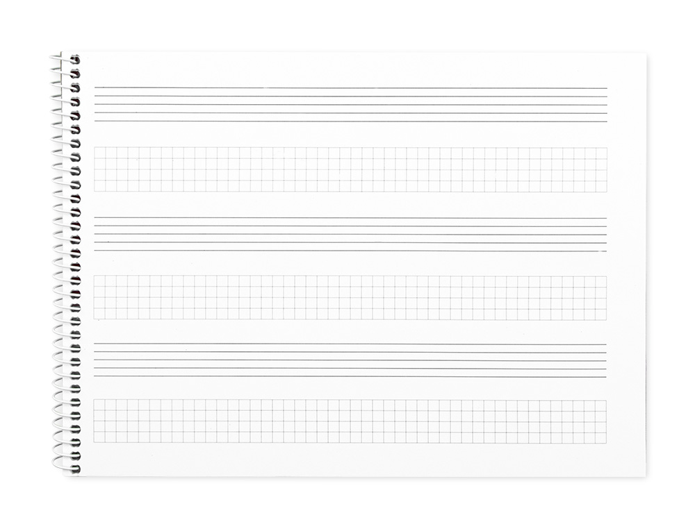 Bloco musica liderpapel pentagrama 3mm mais quadricula de 4mm para anotacoes quarto 20 folhas 100 gr ( Imagem 5 de 13 ) - Preview