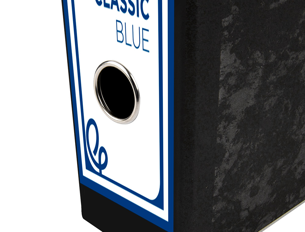 Pasta de arquivo liderpapel classic blue cartao forrado ao baixo gaspeada preta ( Imagem 5 de 18 ) - Preview