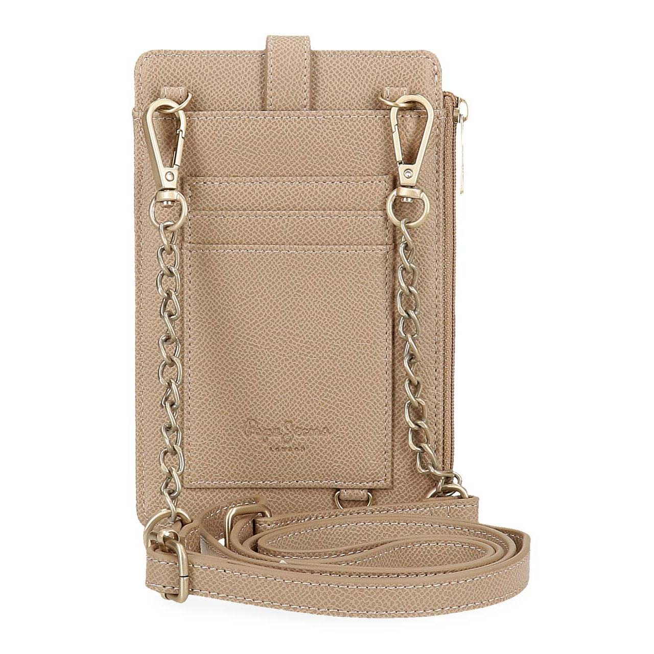 Bolsa De Telemóvel Pepe Jeans Elia Taupe 420075550061 ( Imagem 2 de 4 ) - Preview