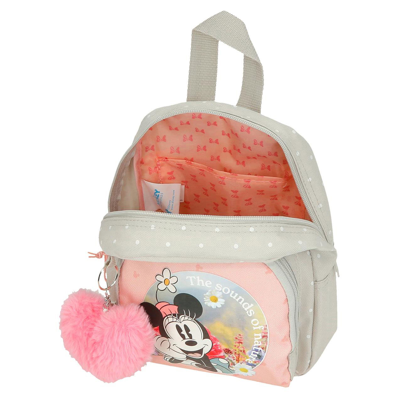 Mochila Disney Minnie Mouse Wild Nature 24X19X8Cm 310039204053 ( Imagem 4 de 4 ) - Preview