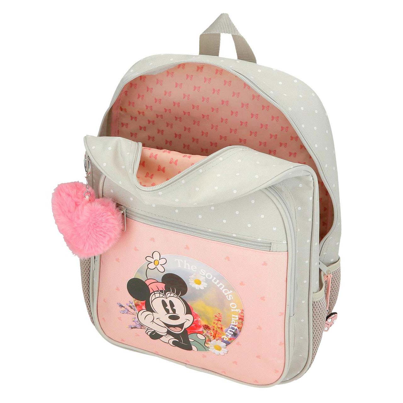 Mochila Disney Minnie Mouse Wild Nature 38X30X12Cm Adaptável A Trolley 310039235153 ( Imagem 4 de 4 ) - Preview