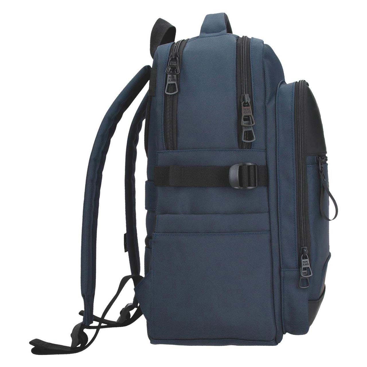 Mochila P/Portátil 15,6'' E Tablet 12'' Pepe Jeans Bromley 24 Azul Adaptável A Trolley 420070211034 ( Imagem 2 de 4 ) - Preview