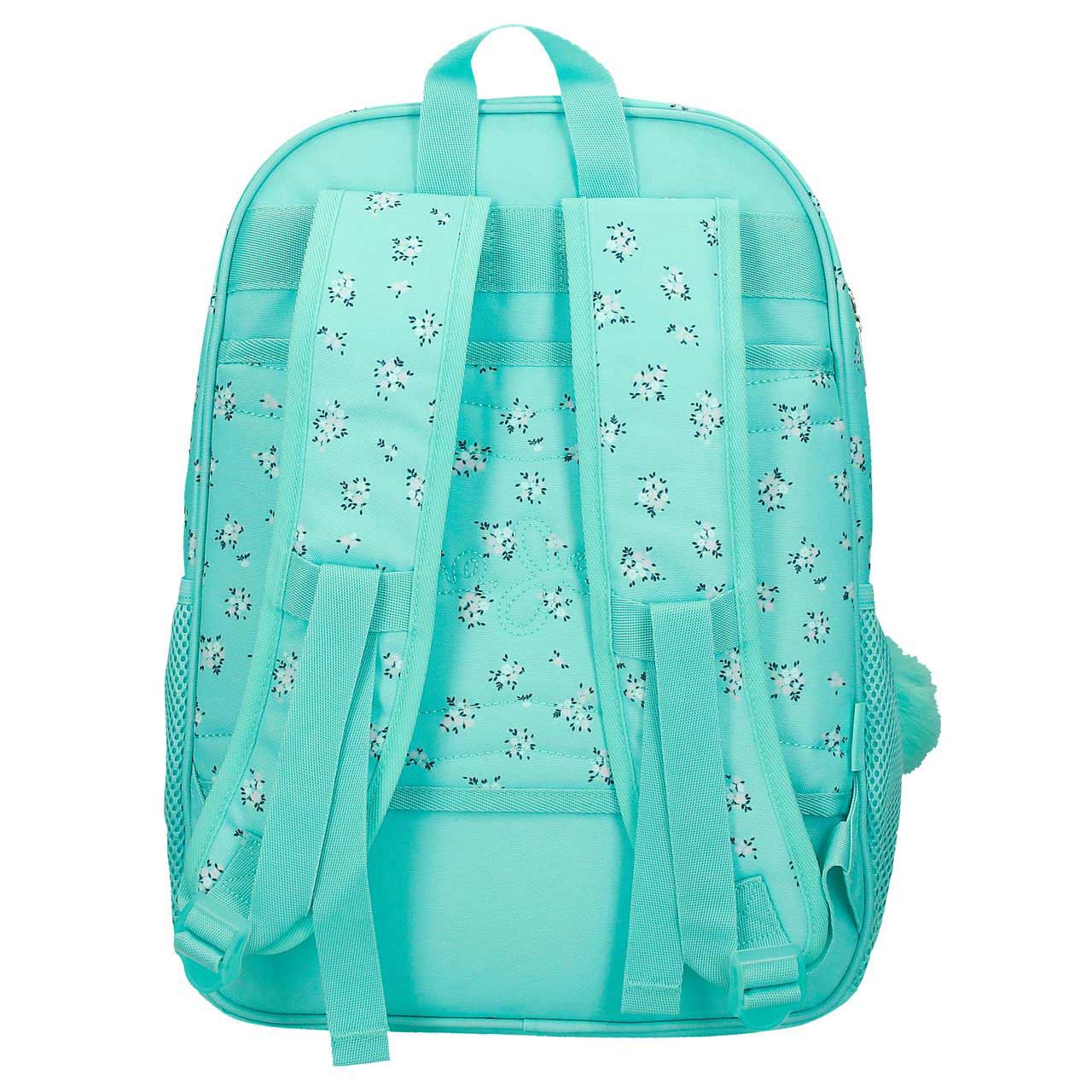 Mochila Pepe Jeans Nora Turquesa 2025 39X30X12Cm Adaptável A Trolley 410106235055 ( Imagem 3 de 4 ) - Preview