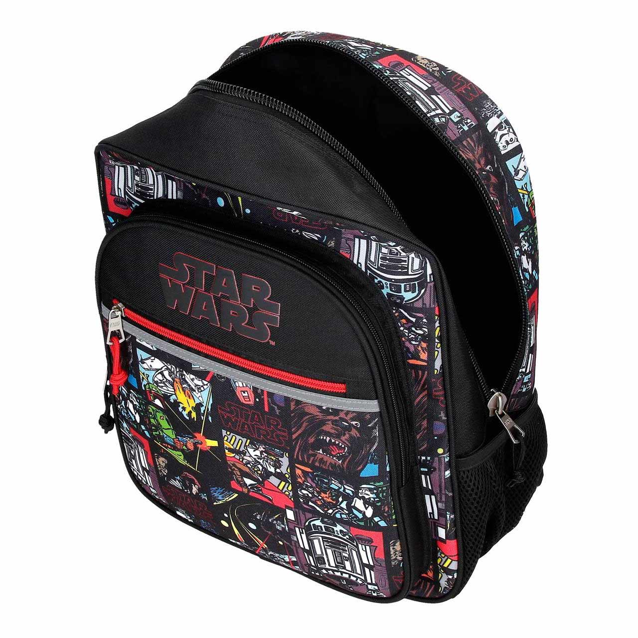 Mochila Star Wars Galactic 2025 38X30X12Cm Adaptável A Trolley 310033235120 ( Imagem 4 de 4 ) - Preview
