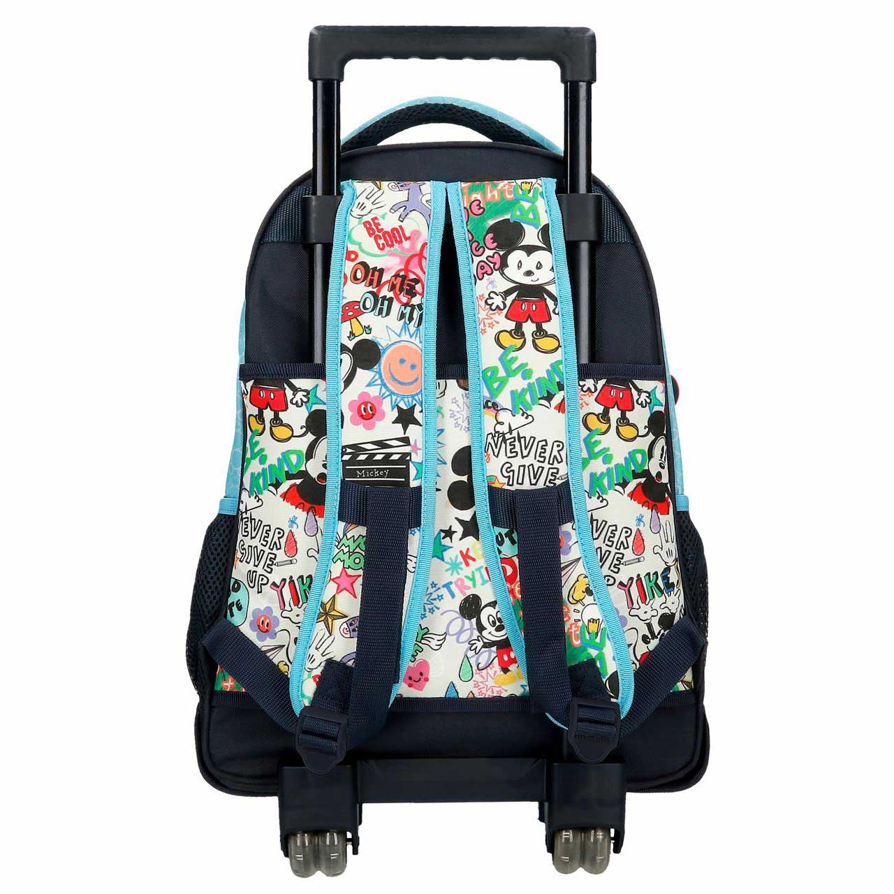 Mochila Trolley Disney Mickey Mouse Be Cool 43X32X21Cm 310028298033 ( Imagem 3 de 4 ) - Preview