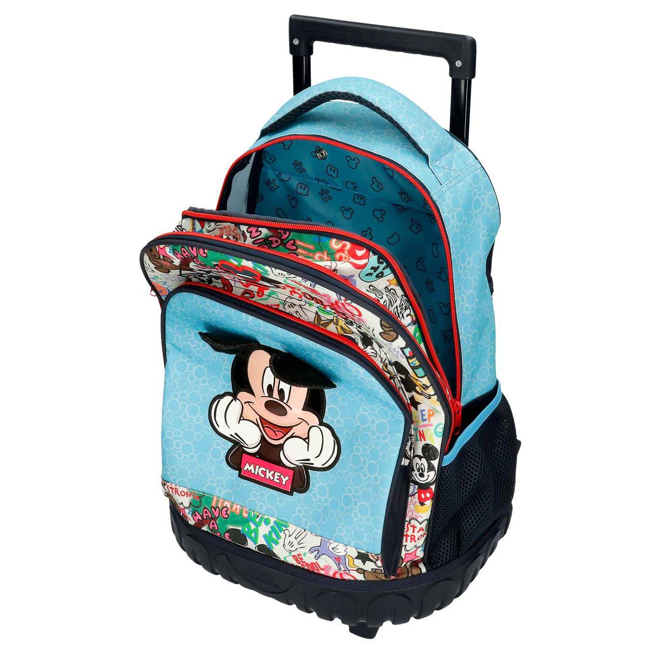 Mochila Trolley Disney Mickey Mouse Be Cool 43X32X21Cm 310028298033 ( Imagem 4 de 4 ) - Preview