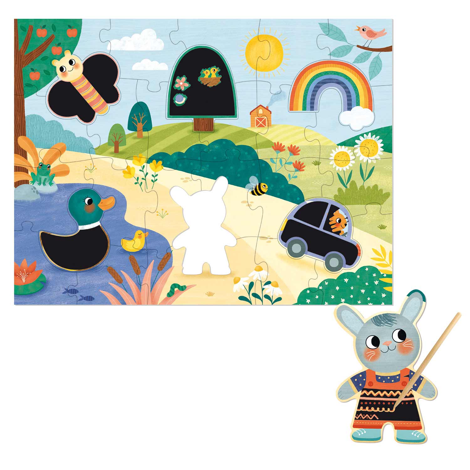 Puzzle Goula 28 Pecas Xxl Magic Scratch 1110100493 ( Imagem 2 de 4 ) - Preview
