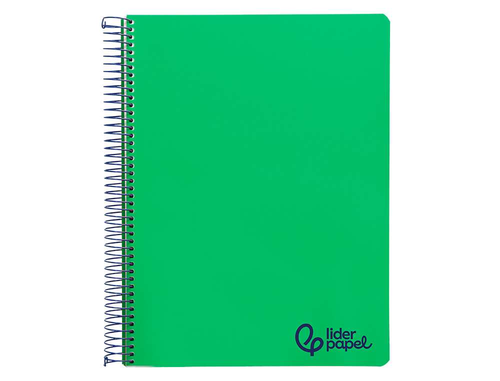 Caderno Espiral Liderpapel A4 Wonder Capa Plástico 120 folhas 90gr Quadriculado 5mm 5 Bandas 4 Furos Cor Turquesa ( Imagem 2 de 7 ) - Preview