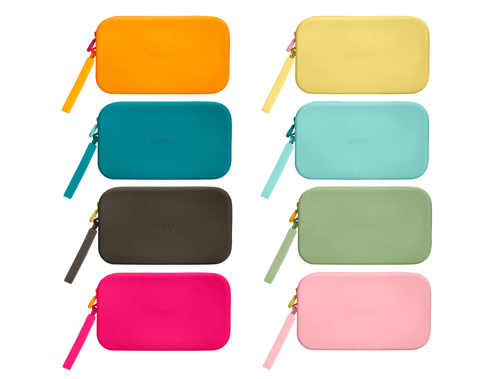 Estojo escolar antartik tropical dive silicone soft retangular 190x120x25 mm expositor de 8 unidades ( Imagem 3 de 12 ) - Preview
