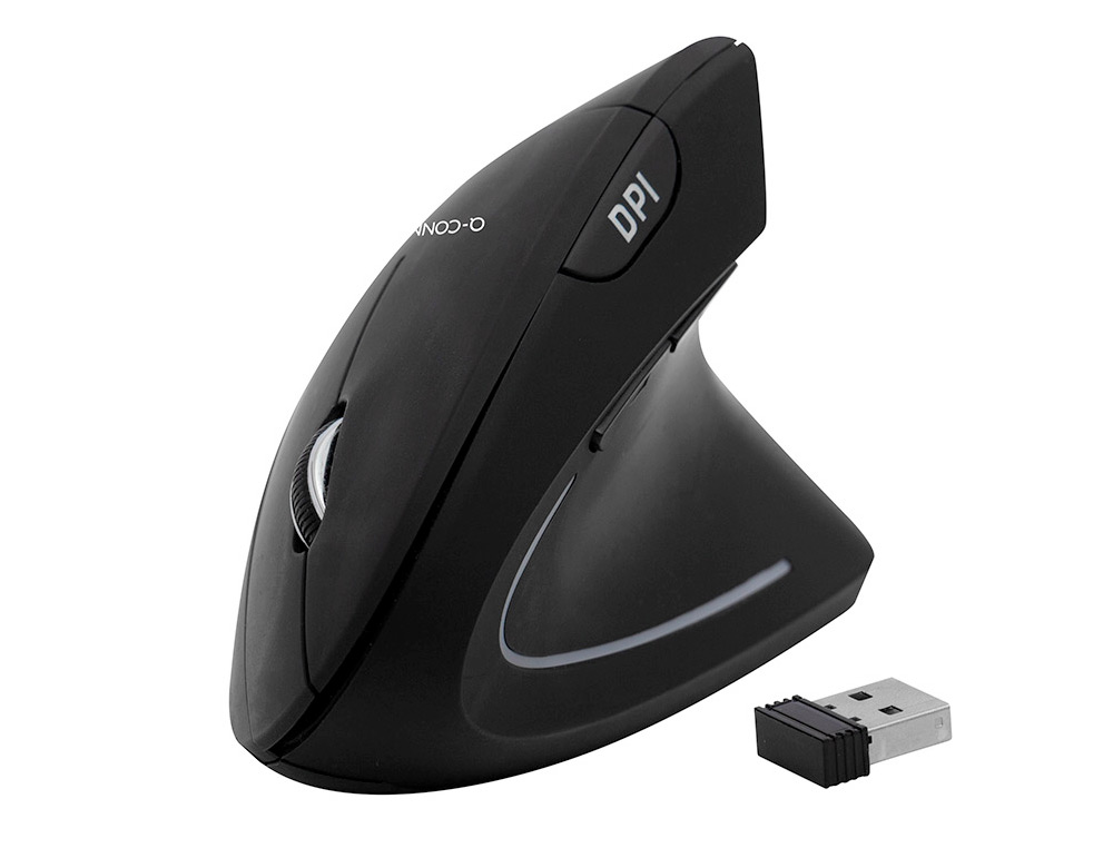 Rato q-connect optico sem fios ergonomico vertical pilhas aaa preto ( Imagem 3 de 11 ) - Preview