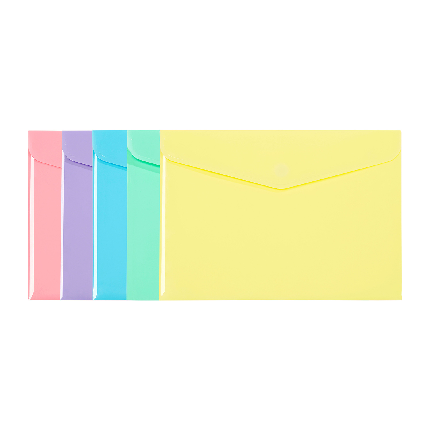 Bolsa Para Documentos Fecho Velcro A4 Tipo Envelope Sortidas Pastel Viquel Rainbow 176115-08 ( Imagem 2 de 4 ) - Preview