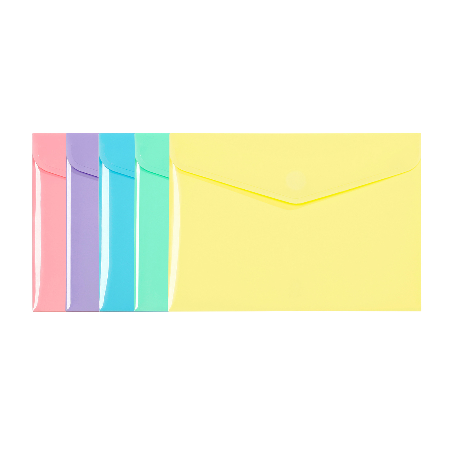 Bolsa Para Documentos Fecho Velcro A5 Tipo Envelope Sortidas Pastel Viquel Rainbow 164115-08 ( Imagem 2 de 4 ) - Preview