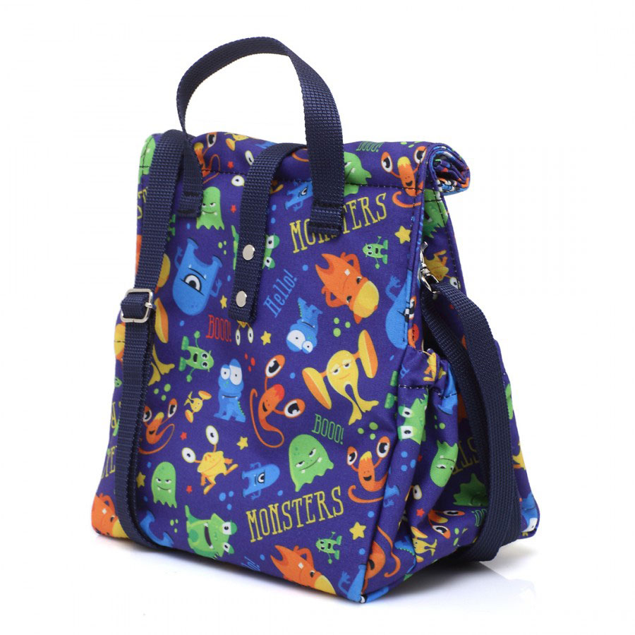 Lancheira Térmica The Lunch Bags Kids Monsters 24X21X16Cm Ko01Monsters ( Imagem 3 de 4 ) - Preview