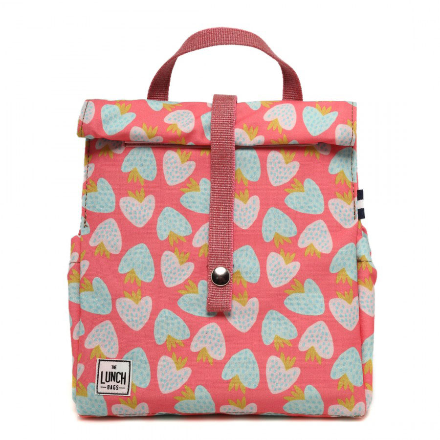 Lancheira Térmica The Lunch Bags Kids Morangos 24X21X16Cm Ko01Strawberries ( Imagem 2 de 4 ) - Preview