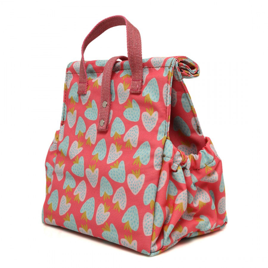 Lancheira Térmica The Lunch Bags Kids Morangos 24X21X16Cm Ko01Strawberries ( Imagem 4 de 4 ) - Preview