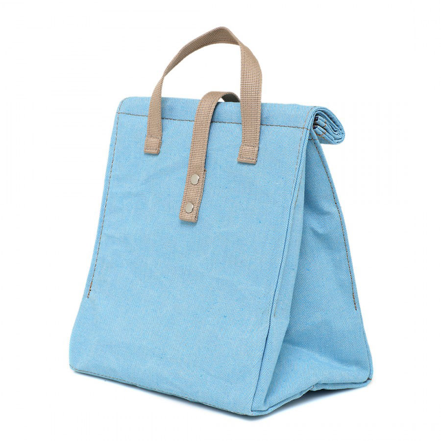 Lancheira Térmica The Lunch Bags Original 2.0 Aqua 24X21X16Cm Tp01Aqua ( Imagem 4 de 4 ) - Preview