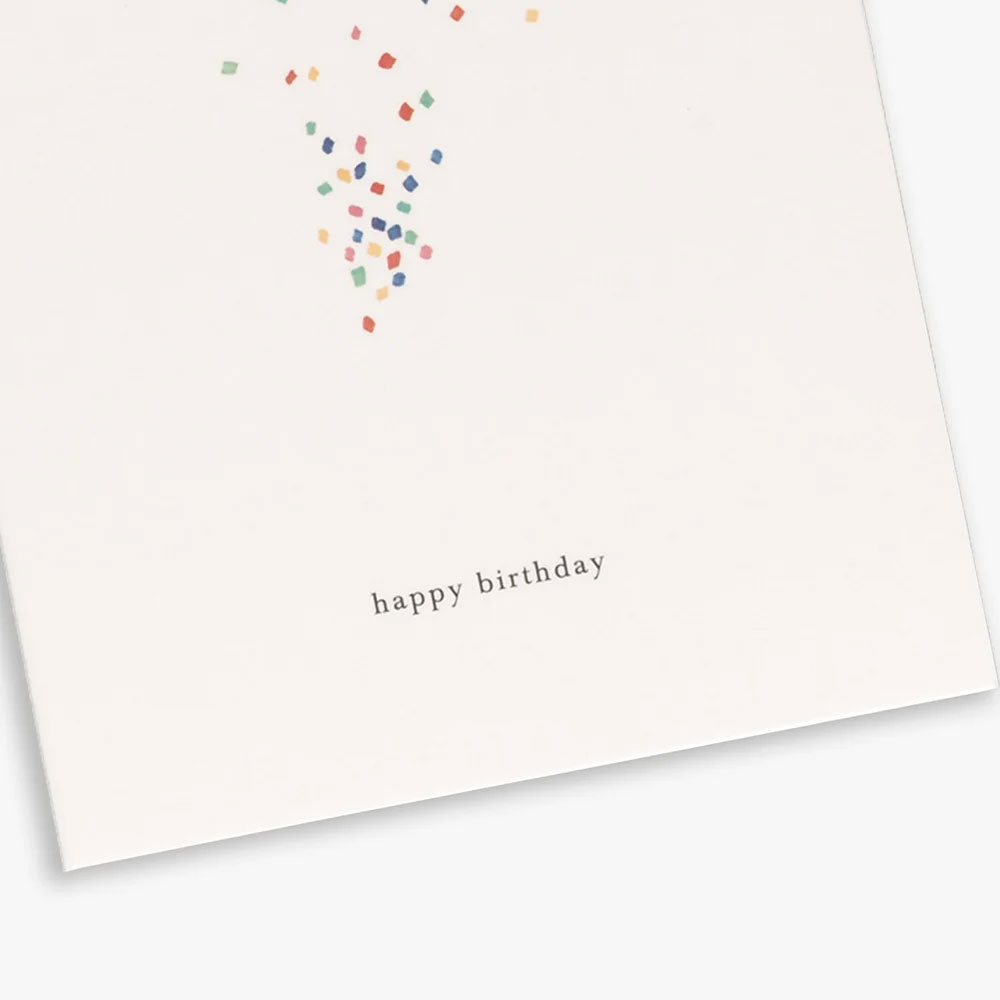 Postal Kartotek Confetti "Happy Birthday" Gc-0020 ( Imagem 2 de 2 ) - Preview