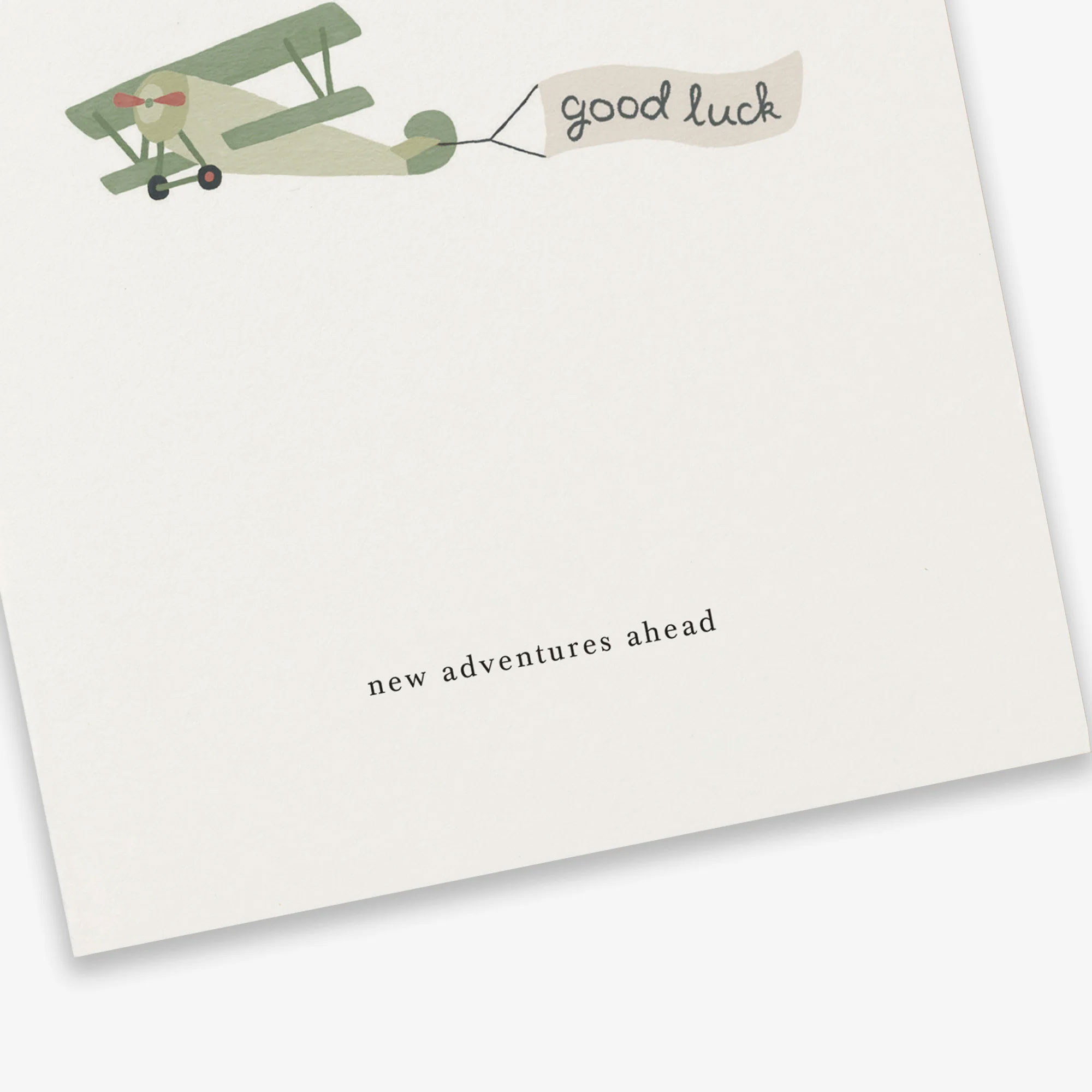 Postal Kartotek Plane "New Adventures Ahead" Gc-0150 ( Imagem 2 de 4 ) - Preview