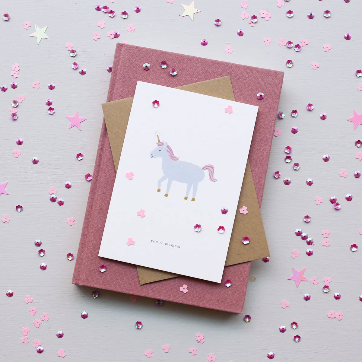 Postal Kartotek Unicorn "You'Re Magical" Gc-0139 ( Imagem 3 de 3 ) - Preview