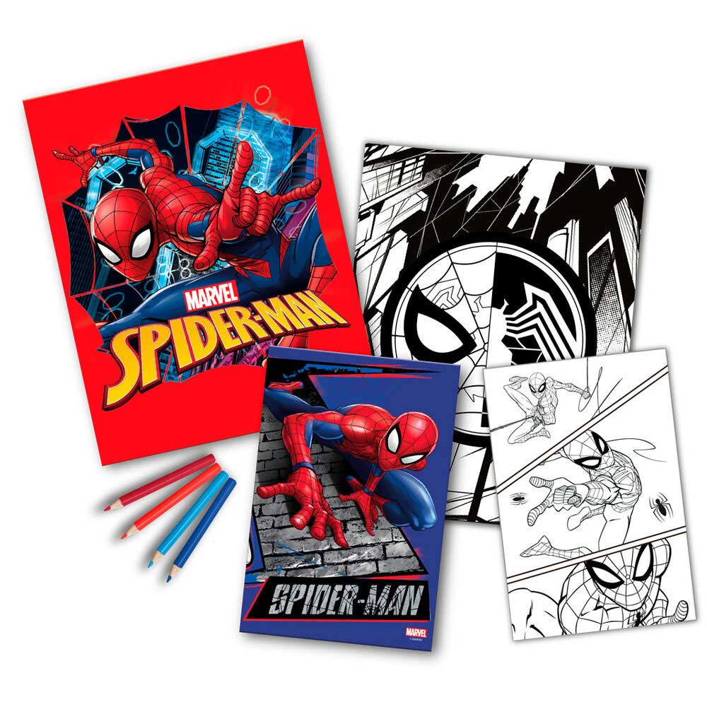 Conjunto Para Colorir Marvel Spider-Man Sp50020 ( Imagem 2 de 2 ) - Preview
