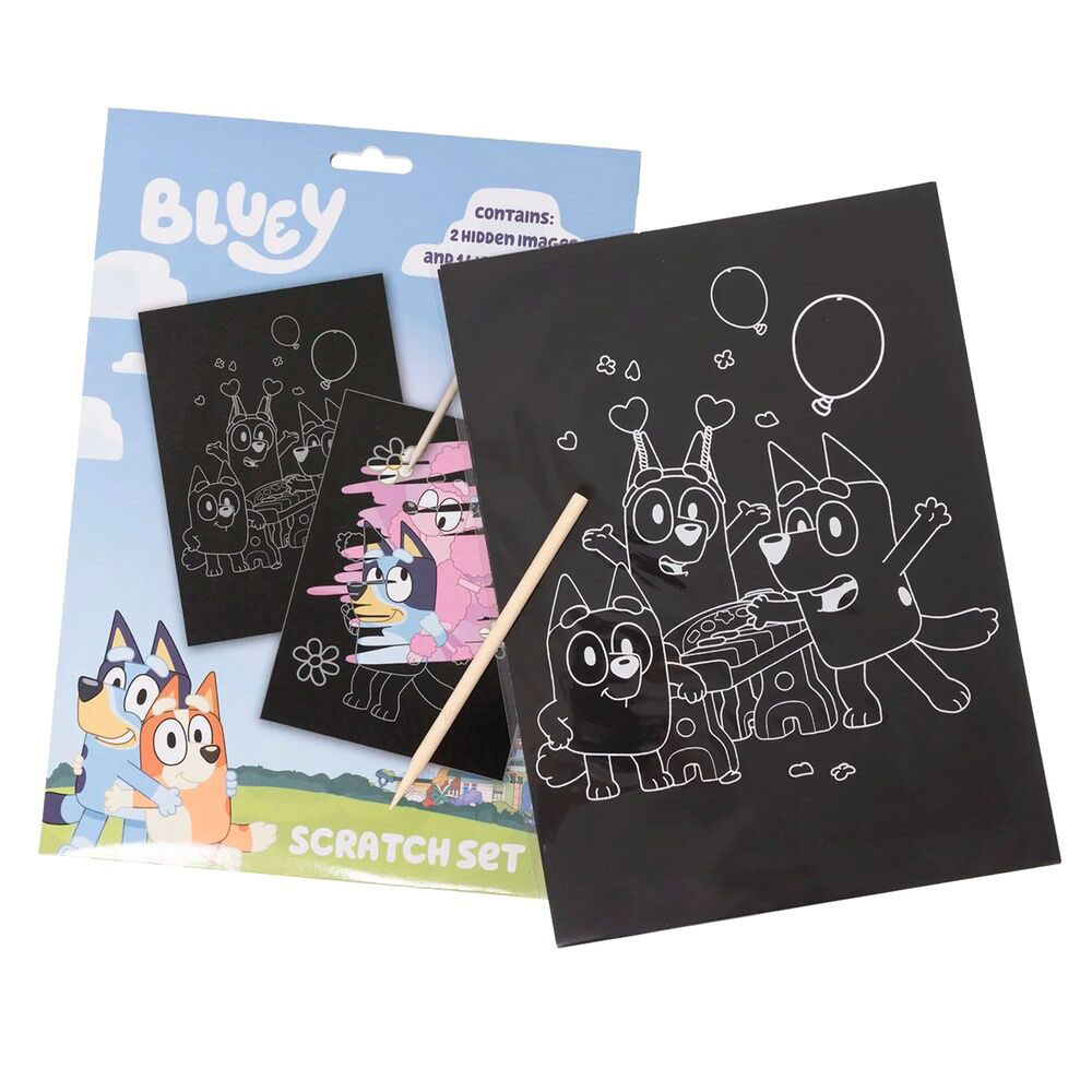 Conjunto Scratch Art Bluey 48206600 ( Imagem 2 de 3 ) - Preview