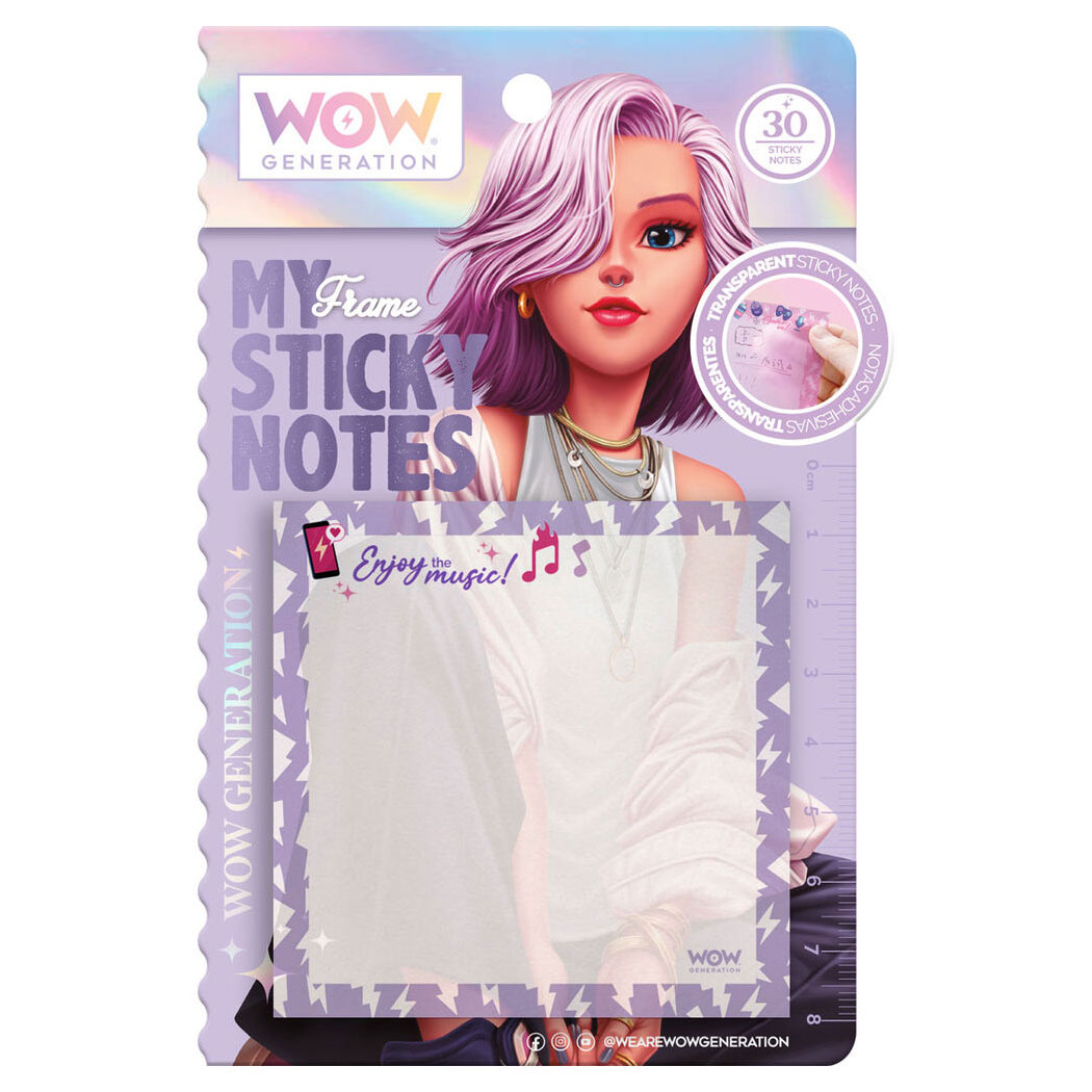 Bloco De Notas Adesivas Wow Generation 76X76X0,5Mm Sortido Wow00081 ( Imagem 2 de 4 ) - Preview