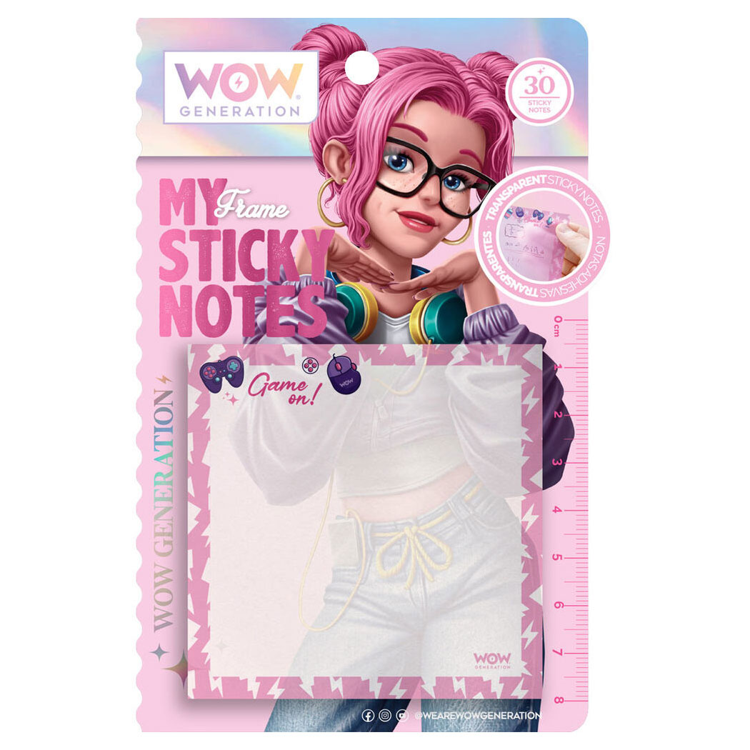 Bloco De Notas Adesivas Wow Generation 76X76X0,5Mm Sortido Wow00081 ( Imagem 3 de 4 ) - Preview