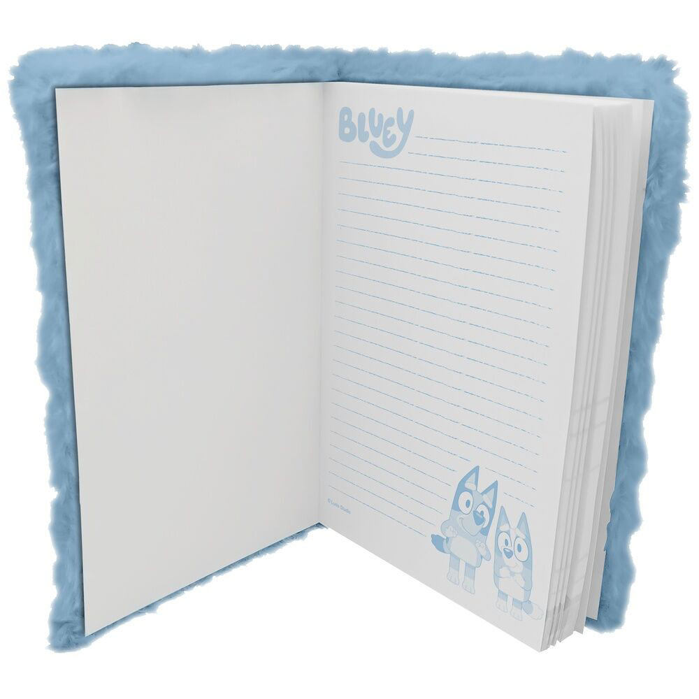 Caderno De Pelúcia A5 Bluey Azul By00009 ( Imagem 2 de 2 ) - Preview