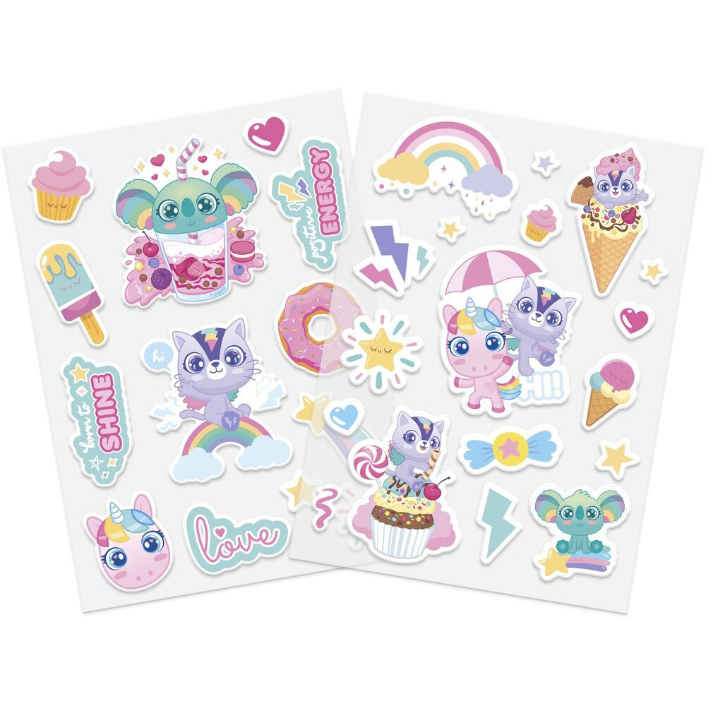 Conjunto De Autocolantes Acolchoados Sweet Dreams & Friends Kl11655 ( Imagem 2 de 2 ) - Preview