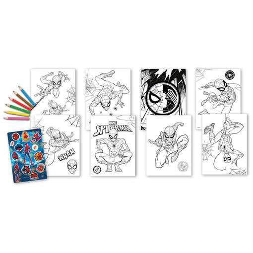 Conjunto Para Colorir Com Autocolantes Marvel Spider-Man Sp50019 ( Imagem 2 de 2 ) - Preview