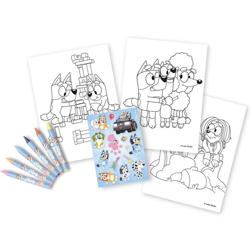 Conjunto Para Colorir Com Notebook Bluey 48206877 ( Imagem 2 de 2 ) - Preview
