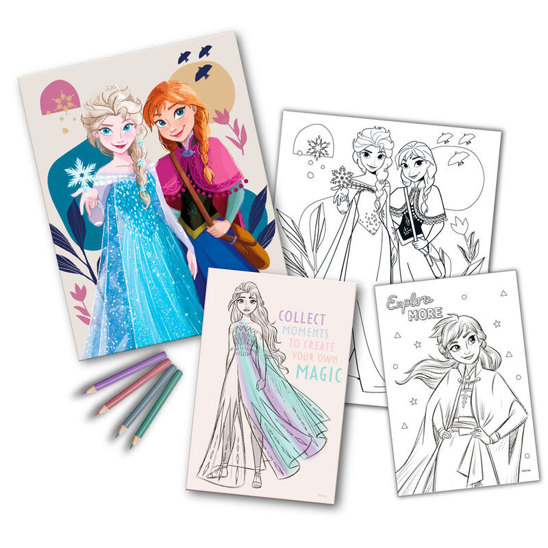 Conjunto Para Colorir Disney Frozen Fr50023 ( Imagem 2 de 2 ) - Preview
