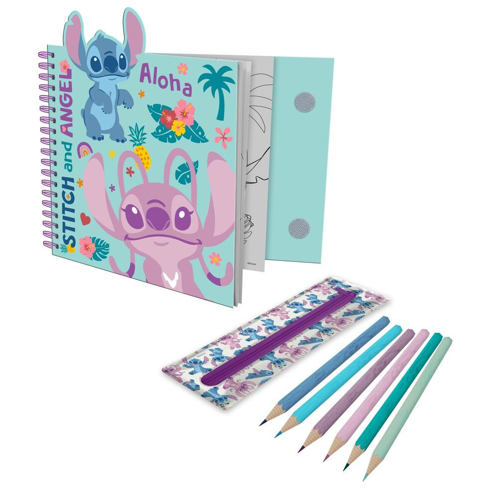 Livro De Atividades Com Estojo Removível Disney Stitch St00080 ( Imagem 2 de 2 ) - Preview