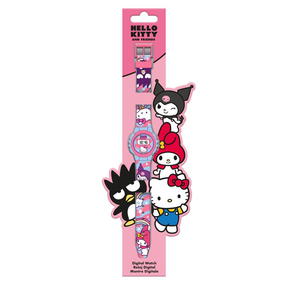 Relógio De Pulso Digital Hello Kitty And Friends Hk50200 ( Imagem 2 de 2 ) - Preview