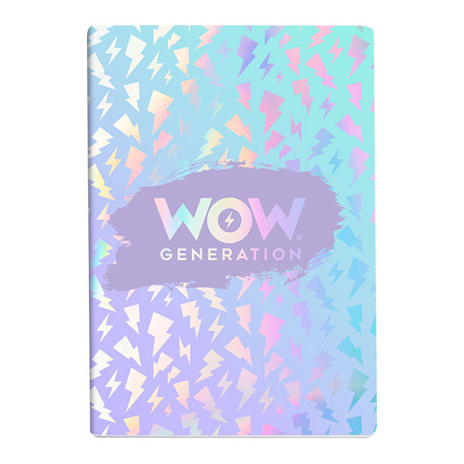 Pack de 3 Blocos de Notas A5 Capa Mole 24 folhas 100 gsm Wow Generation ( Imagem 2 de 4 ) - Preview