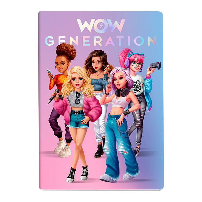 Pack de 3 Blocos de Notas A5 Capa Mole 24 folhas 100 gsm Wow Generation ( Imagem 4 de 4 ) - Preview