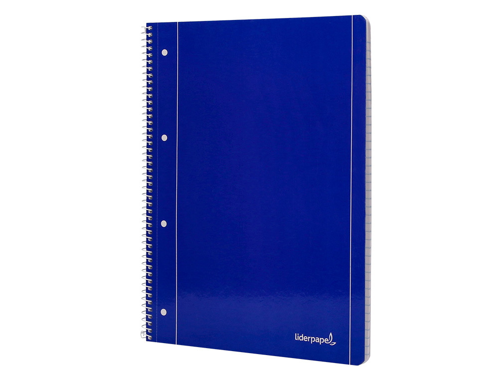 Caderno espiral liderpapel capa azul 80 f din a4 pautado (5 unidades) ( Imagem 5 de 19 ) - Preview