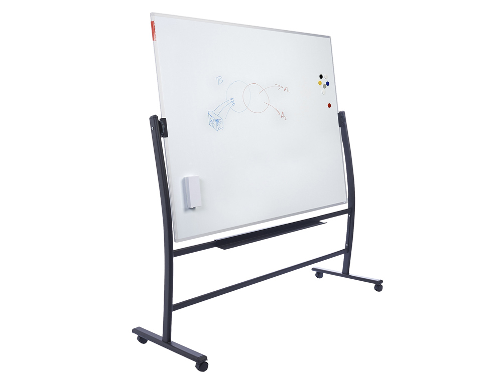 Quadro branco rocada lacado magnetico com suporte dupla face 90x120 cm ( Imagem 3 de 9 ) - Preview