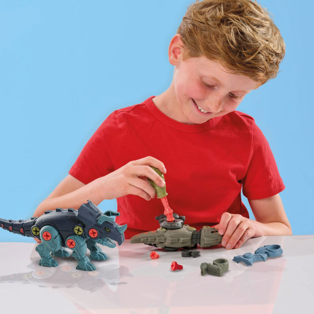 Construções De Dinossauros Com Parafusos Ses Hobby 14291 ( Imagem 3 de 4 ) - Preview