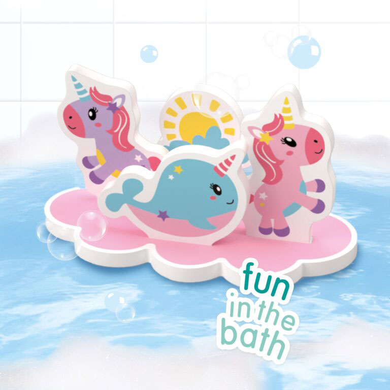 Ilha Do Banho - Unicórnio Ses Aqua Tiny Talents 13253 ( Imagem 4 de 4 ) - Preview