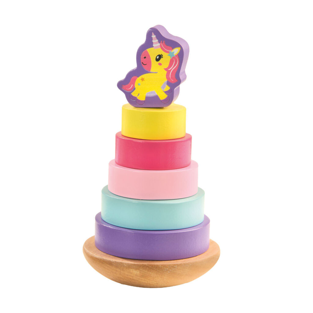 Torre De Empilhamento De Madeira Unicórnio Ses Tiny Talents 13252 ( Imagem 2 de 4 ) - Preview
