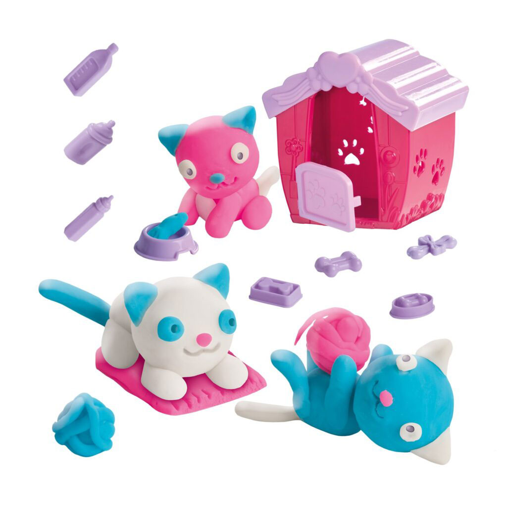 Plasticina - Gatinhos Ses Dough 00506 ( Imagem 3 de 4 ) - Preview