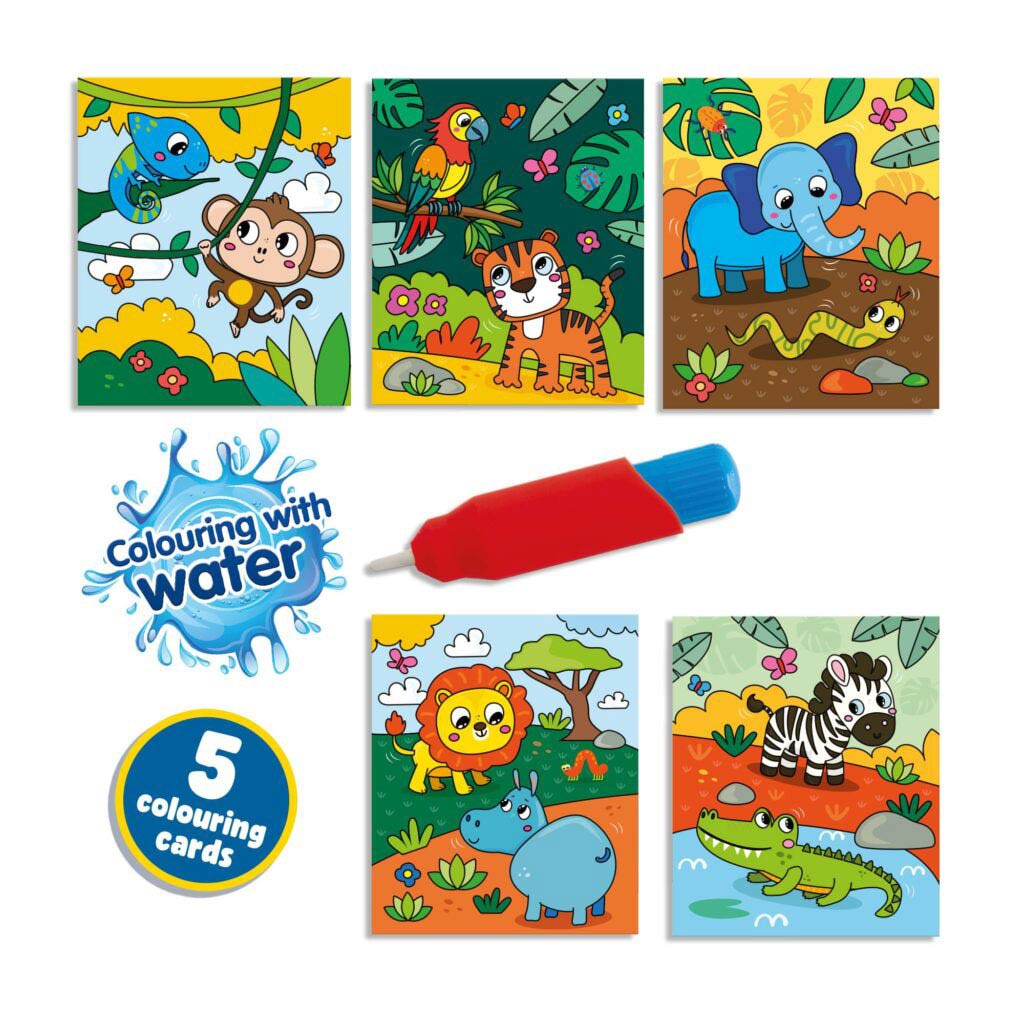 Livro De Colorir Com Caneta De Água - Safari Ses Colorir E Pintar 00131 ( Imagem 2 de 4 ) - Preview