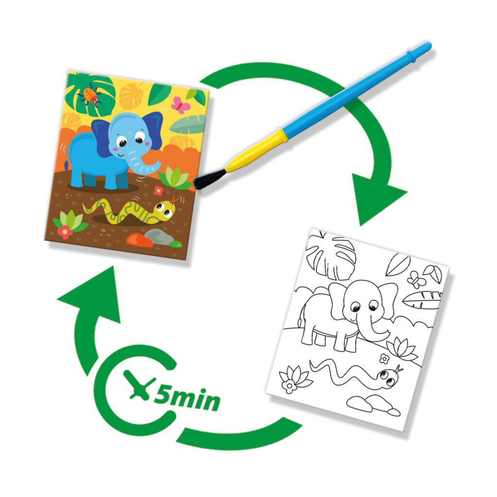 Livro De Colorir Com Caneta De Água - Safari Ses Colorir E Pintar 00131 ( Imagem 3 de 4 ) - Preview