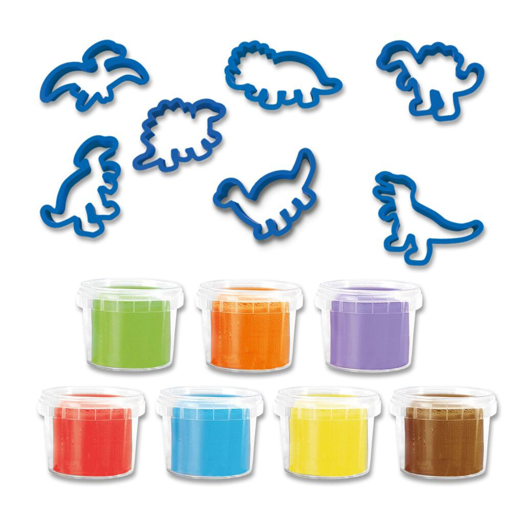 Plasticina Mega Set Dinossauros Com Formas Ses Dough 00503 ( Imagem 2 de 4 ) - Preview