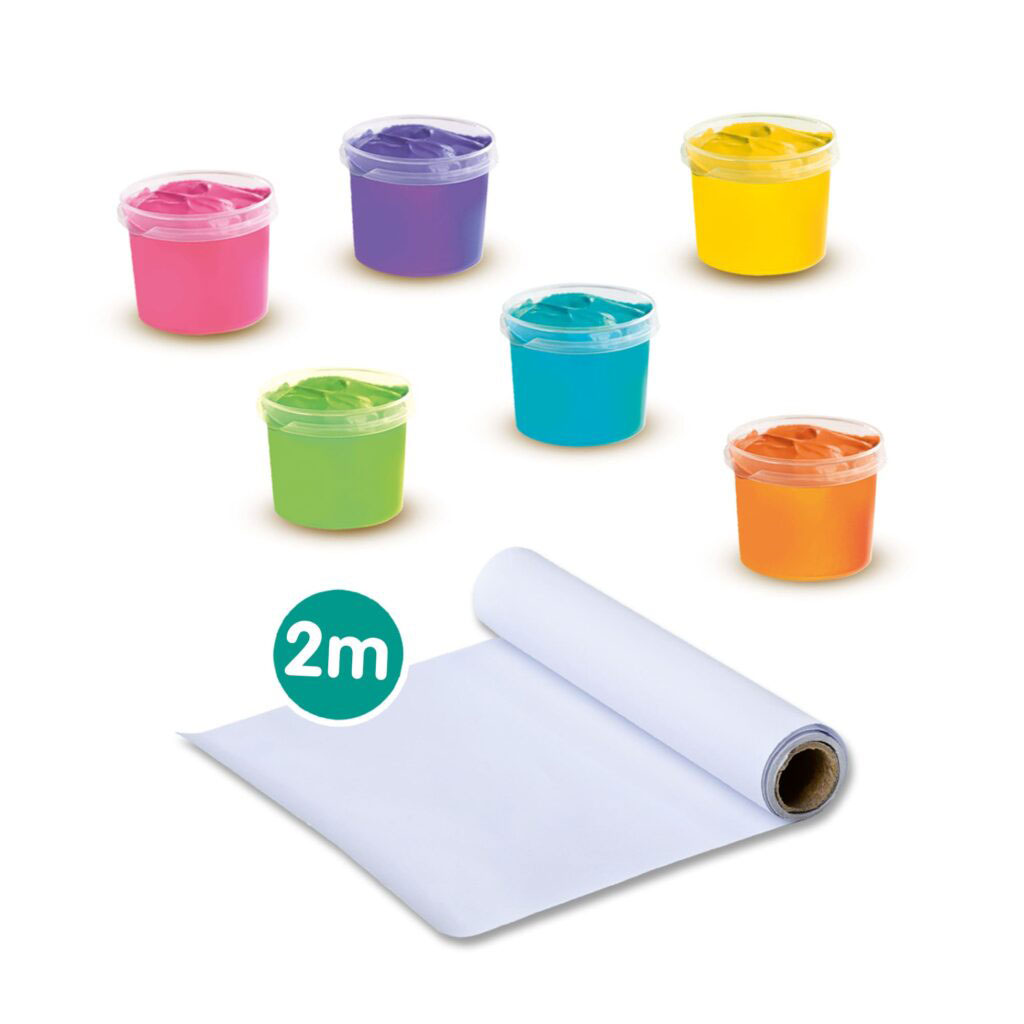 Pintar Com Dedos Mega Set 6 Cores X 110Ml Ses Colorir E Pintar 00393 ( Imagem 2 de 4 ) - Preview