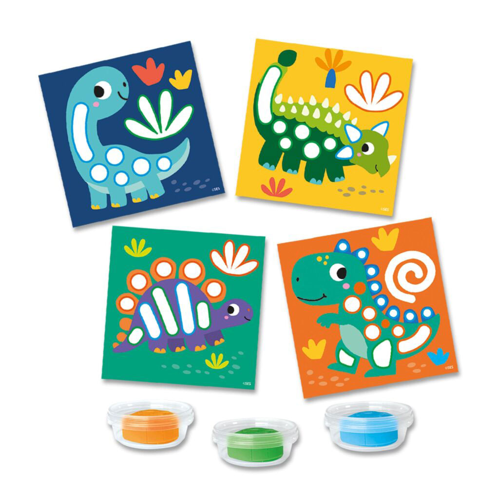Plasticina Cartões De Atividades Dinos Ses My First 14409 ( Imagem 2 de 4 ) - Preview