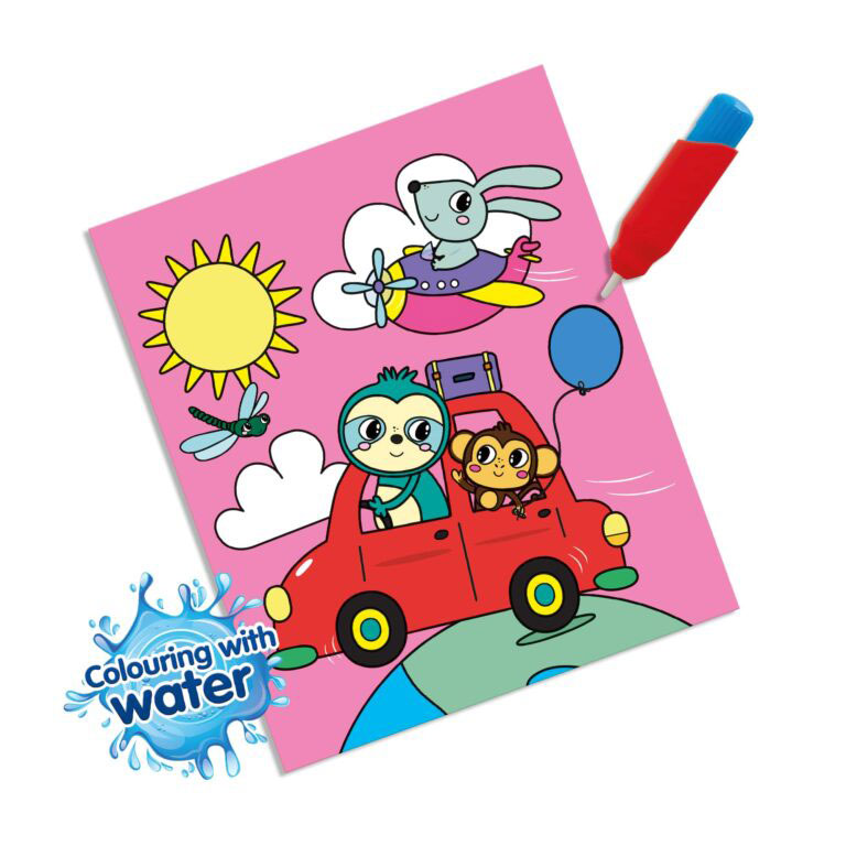 Livro De Colorir Com Caneta De Água - Viagem Ses Outdoor 02341 ( Imagem 4 de 4 ) - Preview