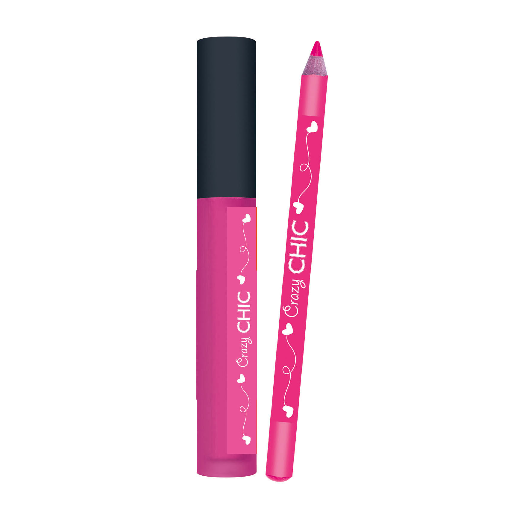 Crazy Chic Lip Gloss And Lip Pencil Strawberry Clementoni 18910 ( Imagem 2 de 4 ) - Preview